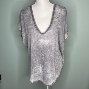 Gray Express top size Medium